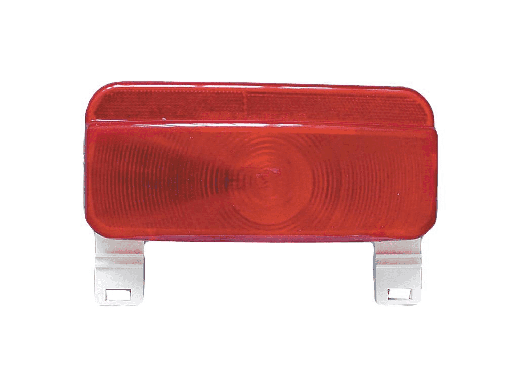 Fasteners Unlimited 003-81L 12 Volt Compact Surface Mount Tail Light with License Plate Bracket